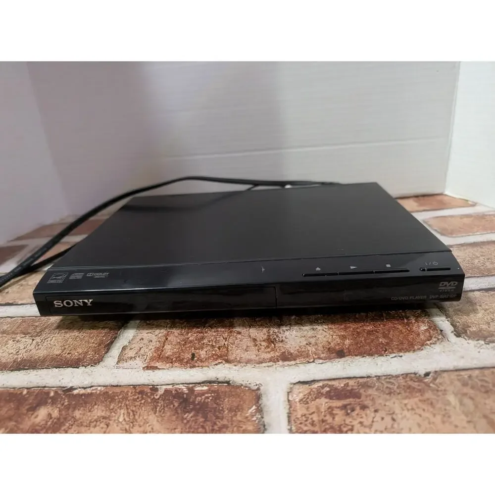 Sony DVP-SR210P DVD CD Player Progressive Scan Compact Black Media Player TESTED